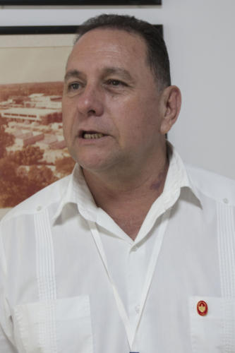 El diputado Arturo Rosdriguez durante una entrevista en las sesionnes de la IX Legislatura de la Samblea NAcional del Poder Popular. Palacio de Convenciones, La Habana 11 de junio de 2019 Foto Rene Perez Massola