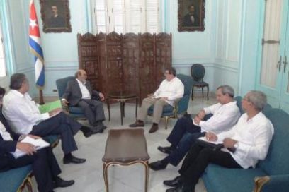 Canciller cubano recibe al director general de la FAO