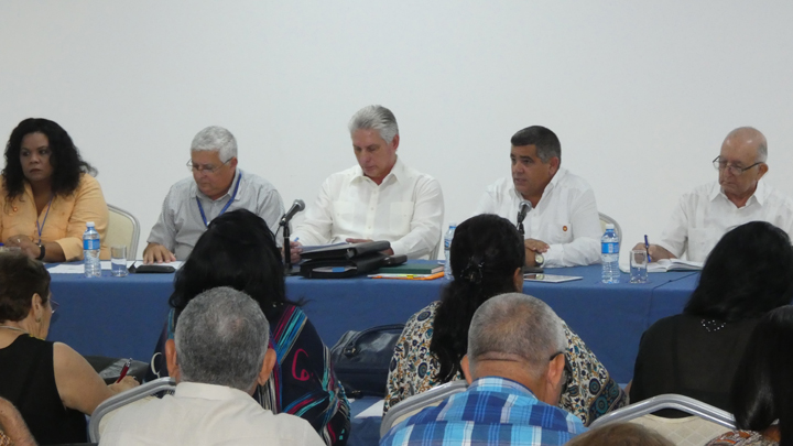 Tercer Periodo ordinario de sesiones de la asamblea Nacional del poder popular en su IX legislatura. Reunión conjunta comisiones Agroalimentaria y asuntos constitucionales y jurídicos. Sala de conferencias Hotel Palco. La Habana. 8 de Julio de 2019. Foto Heriberto González Brito.