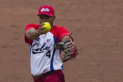 Contra Perú en sóftbol (m): nocao y cero hit