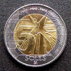 El Sol, moneda oficial de Perú.