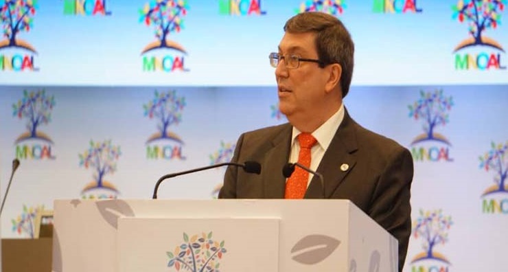 Cuba llama en Mnoal a frenar presiones externas sobre otras naciones