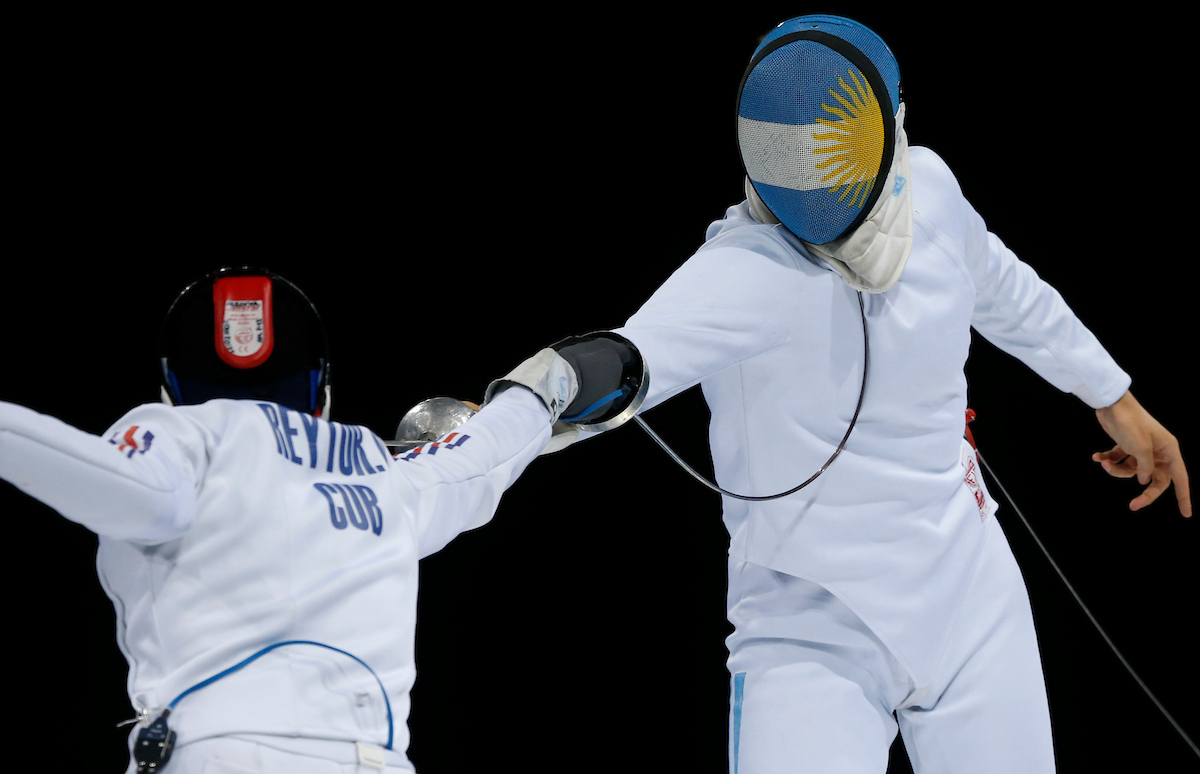 Yunior Reytor en la final contra Argentina. Foto: sitio oficial del evento.
