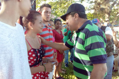 Desde Birán la juventud cubana rindió tributo a Fidel