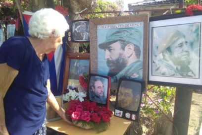 Fidel siempre en el barrio (+ Fotos)