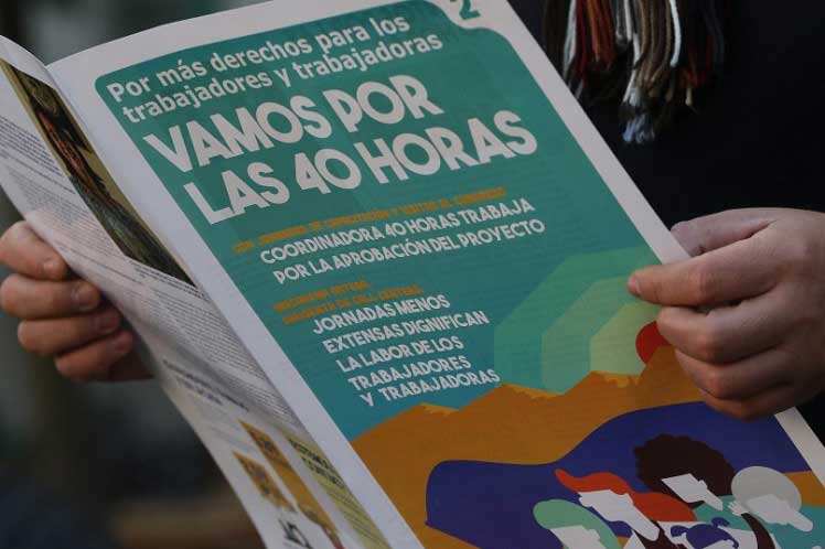 Protestas en Chile por ajuste de la jornada de trabajo