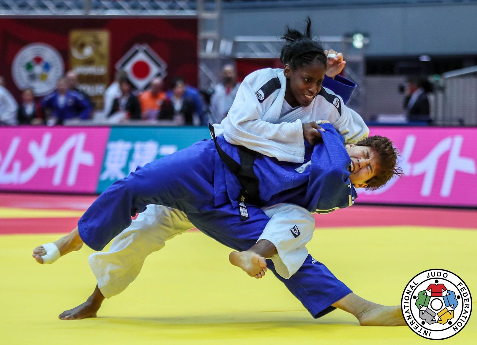 Kaliema Antomarchi ganó un combate y perdió otro en el campeonato mundial de judo.