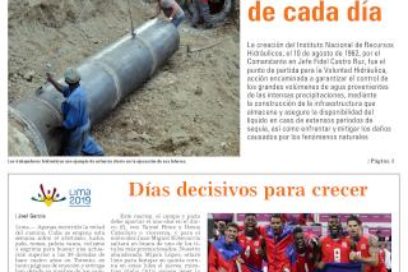 Lunes 5 de agosto de 2019