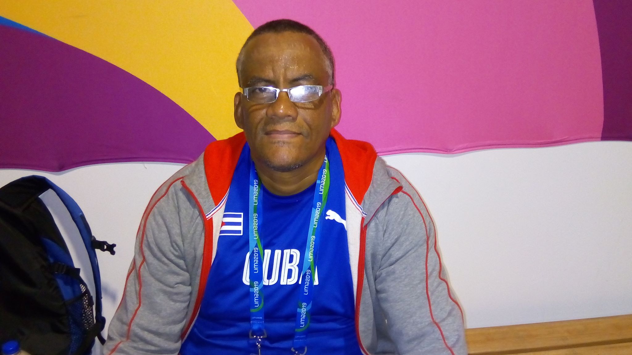 Virgilio Andrés Rivero, armero del equipo nacional de esgrima.