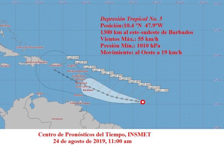 Depresión tropical No.5