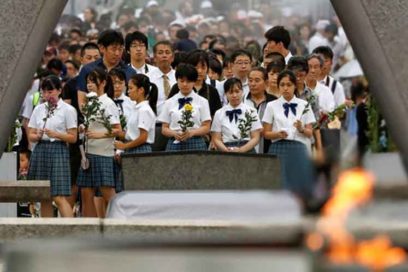 Japón pide un mundo sin armamento nuclear a 74 años de Hiroshima