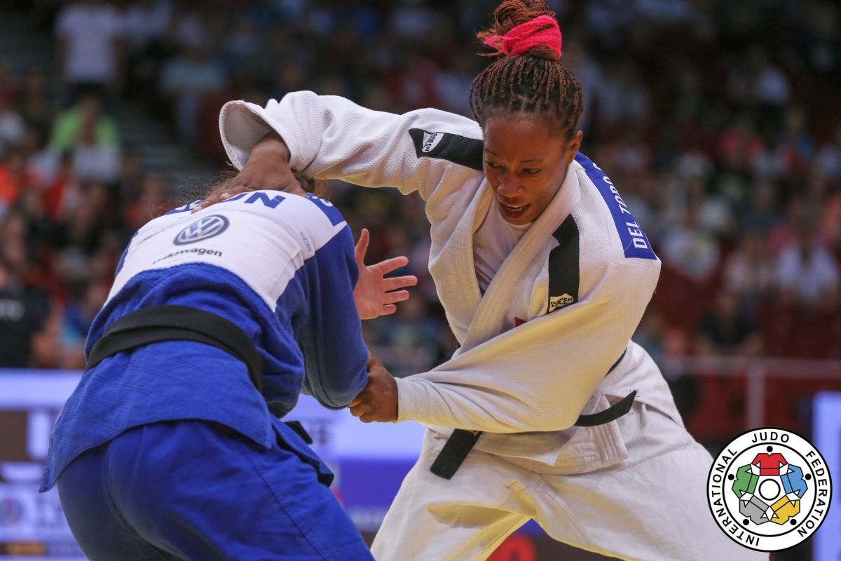 Maylín del Toro perdió en su primer combate. foto: Federación Internacional de Judo.