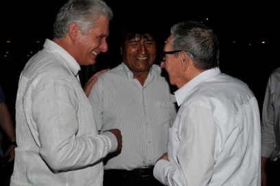 Recibieron Raúl y Díaz-Canel al Presidente Evo Morales