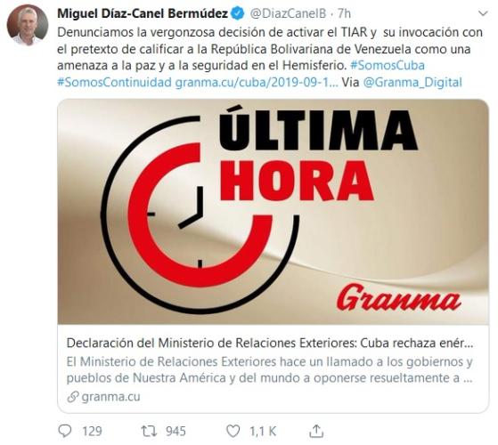 D-C denuncia tratado contra venezuela