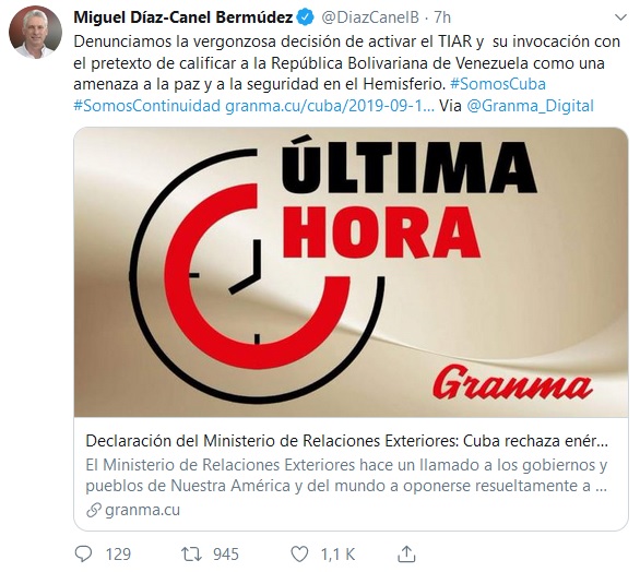 D-C denuncia tratado contra venezuela