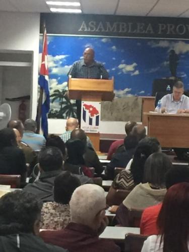 Alberto López Díaz, presidente del Gobierno en Villa Clara. (Foto: Narciso Fernández Ramírez)