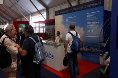 Cuban Stand inaugurated at French Trade Show
