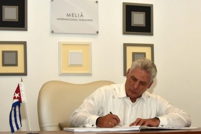 Díaz-Canel en la inauguración del Hotel Meliá Internacional Varadero