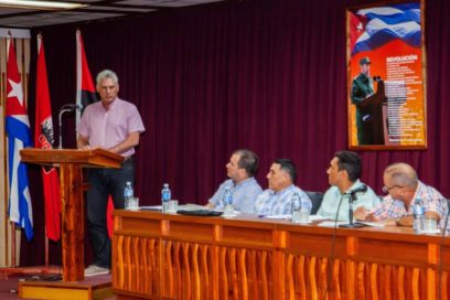 Pinar del Río ha actuado y pensado como país, afirmó Miguel Díaz-Canel