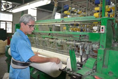 Hilar y tejer el acomodo de carga