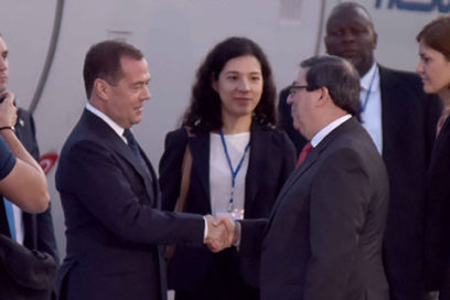 Arribó a Cuba Dimitri Medvedev en visita oficial