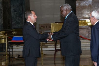 Dimitri Medvedev recorre el Capitolio