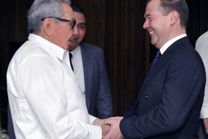 Recibió Raúl a Medvedev