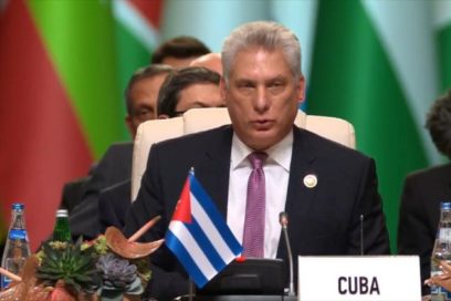 Díaz-Canel: “Ellos tienen la fuerza de las armas. Nosotros la fuerza de los pueblos”