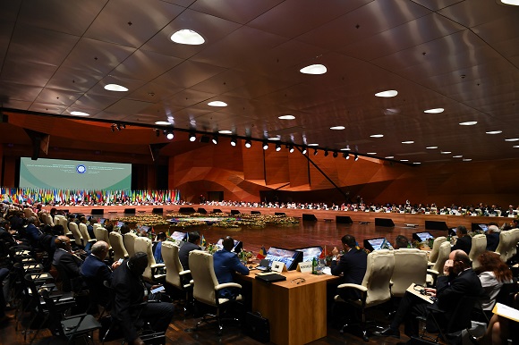 Cumbre del Movimiento de Países No Alineados con sede en Azerbaiyán . Foto: Estudios Revolución.