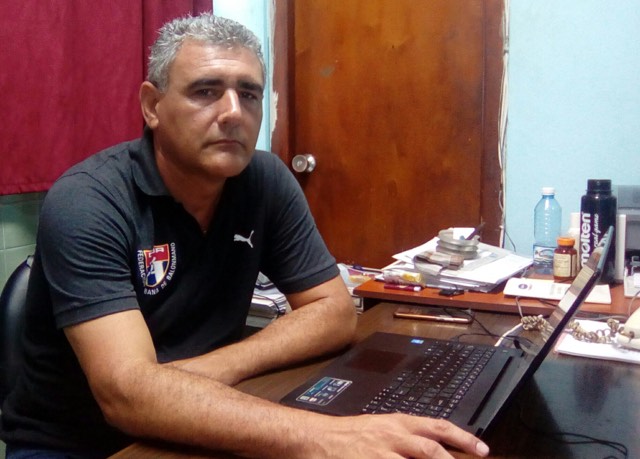 Franklin Salvador Guevara. Comisionado Nacional de Balonmano. Foto: El autor