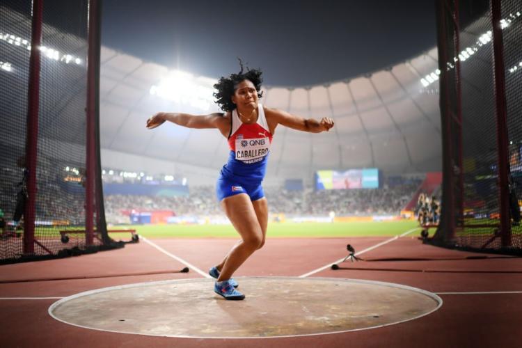 Denia Caballero, plata en el campeonato mundial de Doha.