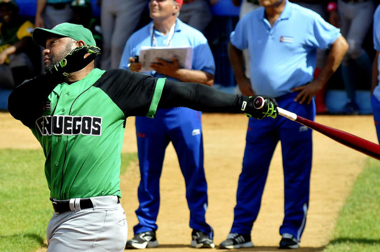 Pavel Quesada ganó el Derby de jonrones. Foto: José Raúl Rodríguez Robleda.