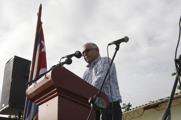 Néstor Hernández Martínez, secretario general del Sindicato de Trabajadores Agropecuarios, Forestales y Tabacaleros (SNTAFT)