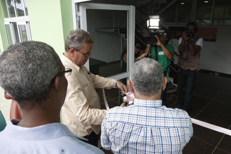 Inauguración del edificio socio administrativo de la Empresa de Acopio de La Habana. Foto: René Pérez Massola