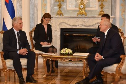 Diaz-Canel and Lukashenko hold fraternal meeting