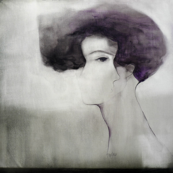 Dos. Acrílico sobre lienzo. 70 x 70. 2019