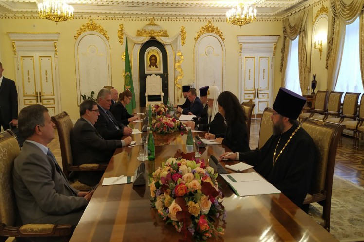 Díaz-Canel y el Patriarca Kirill