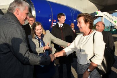 President of Cuba arrives in Ireland on official visit