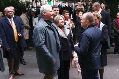 Recorre presidente cubano lugares de interés en Dublín
