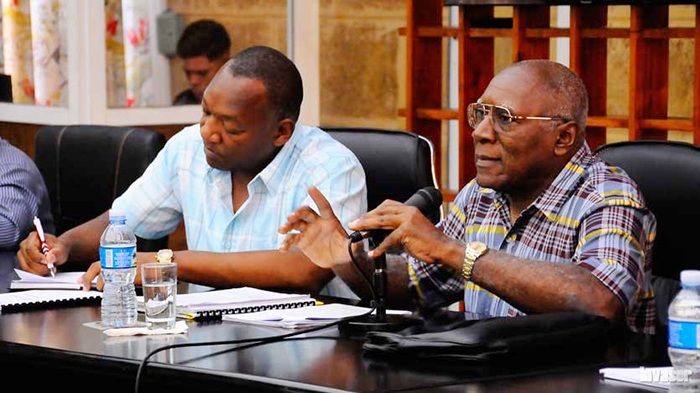 El Vicepresidente de la República de Cuba, Salvador Valdés Mesa, llamó a priorizar la siembra de caña en Ciego de Ávila. Foto: Alejandro García Sánchez
