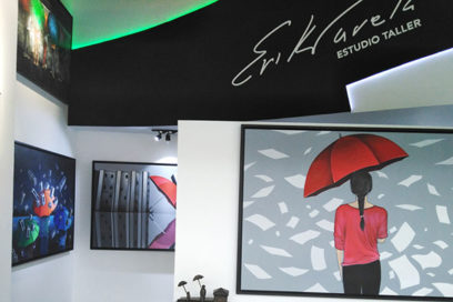 Inauguran estudio taller de Erik Varela