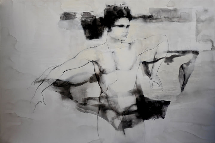Visual. Acrílico sobre lienzo.120 x 160. 2019