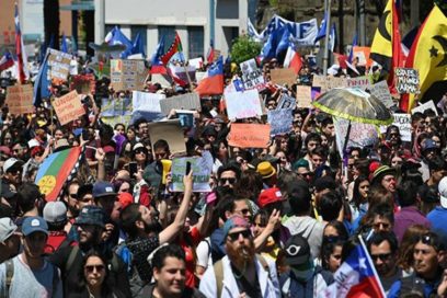 Chile no se rinde, afirman manifestantes en quinta semana de protesta