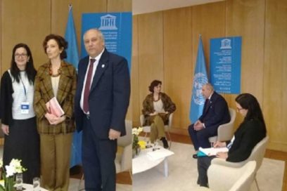 Dialogan Ministro cubano de Cultura y directora general de Unesco