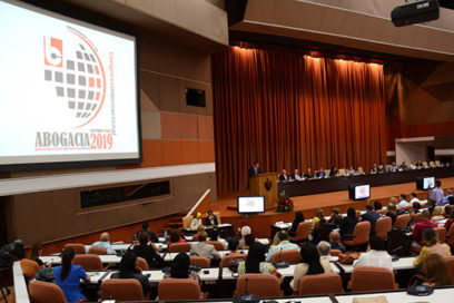 Denuncian en Abogacía 2019 impacto del bloqueo de EE.UU. a Cuba