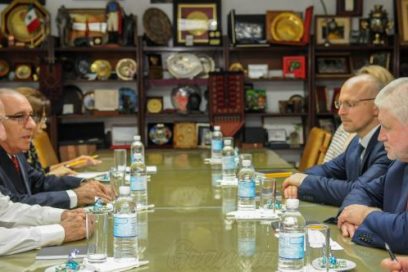 Recibió Machado al presidente del Partido Rusia Justa