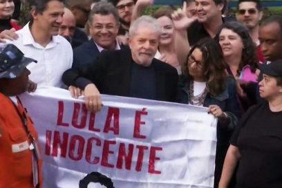 Lula en libertad después de 580 días de prisión política
