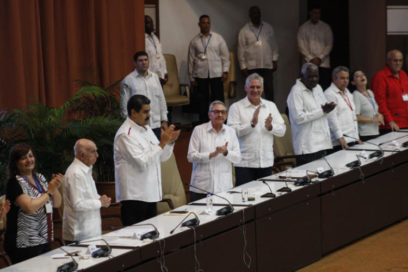 Raúl, Díaz-Canel y Maduro en clausura de Encuentro de Solidaridad (+ Video)