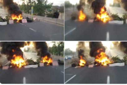 Capital de Chile amanece con barricadas en varios puntos