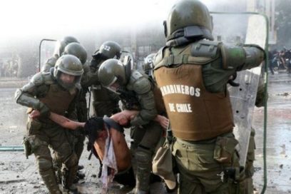 Manifestaciones y represión continúan en Chile